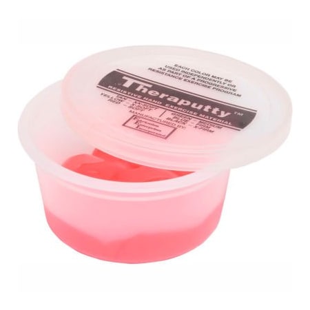 Fabrication Enterprises TheraPutty Standard Exercise Putty, Red, Soft, 3 Ounce 10-0968